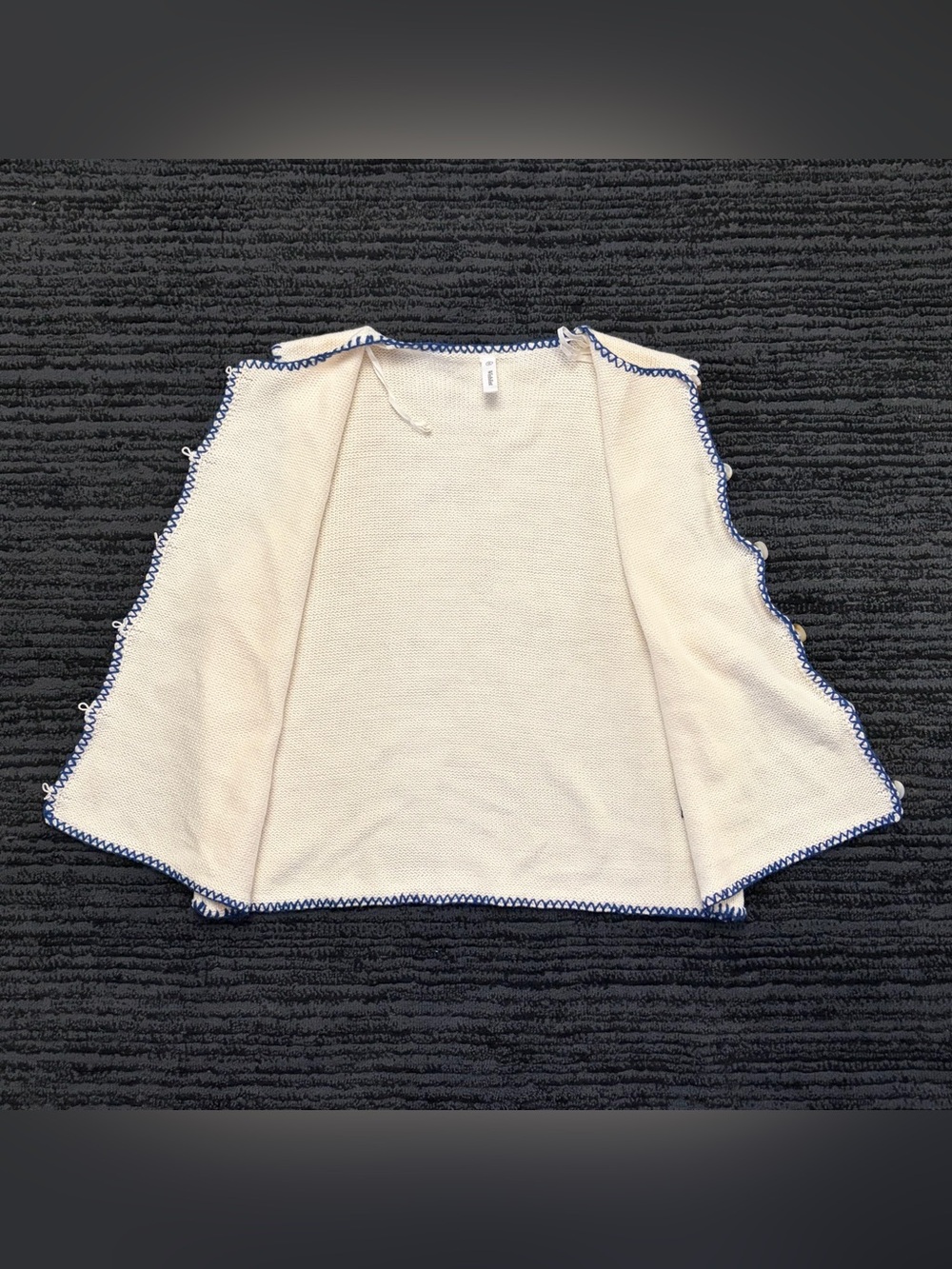 Wishlist button front knit sweater vest - Picture 2 of 6